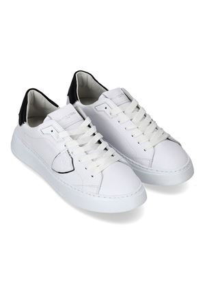 Sneaker bassa Temple bianco e nero PHILIPPE MODEL | BTLDV010.